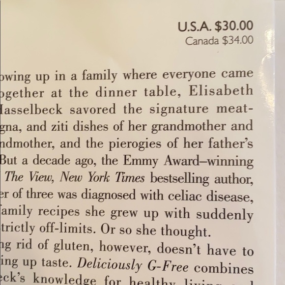 NWT Deliciously G-Free Hardback Cookbook - Picture 3 of 5